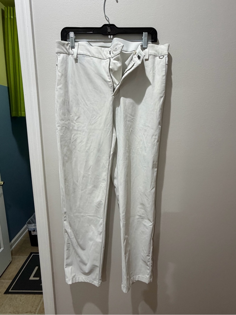 Nike Men's Straight Fit White Jeans